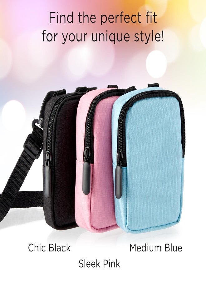 زنك حقيبة كاميرا صغيرة ناعمة من Zink للطباعة الفورية، مزودة بجيب لورق الصور، وإغلاق بسحاب، وحزام كتف (لون وردي) لكاميرات Kodak وLifeprint وPolaroid وHP وCanon وFujifilm - Image 4